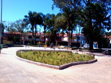 Praça Batista Botelho, também conhecida como "praça do coração".